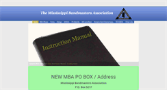 Desktop Screenshot of msbandmasters.com
