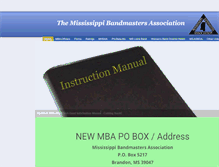 Tablet Screenshot of msbandmasters.com